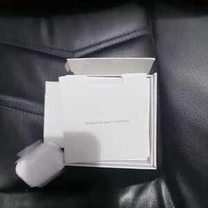 Apple AirPods with White Case and Packaging